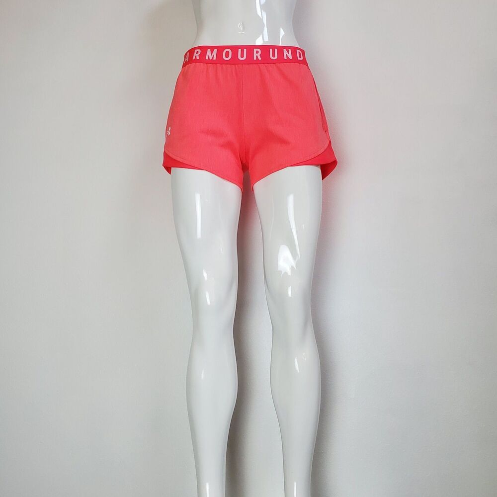 NEW Under Armour Pink Athletic Shorts - Picture 2 of 10